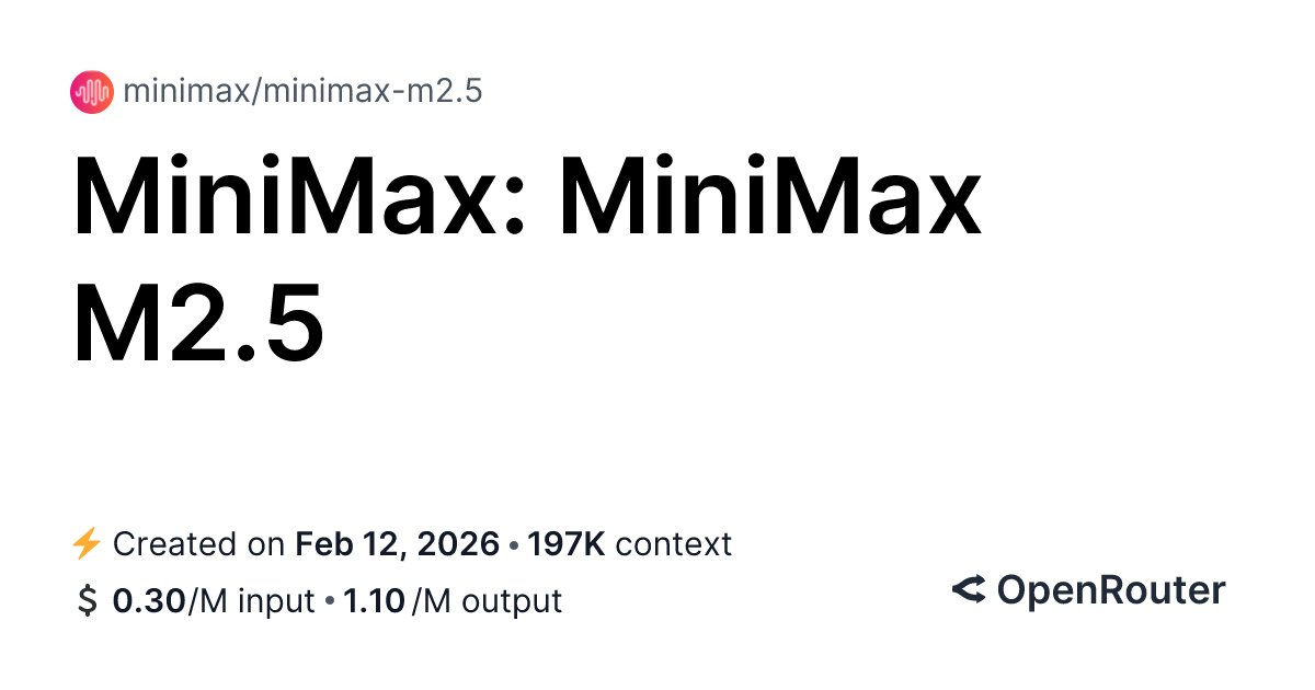 MiniMax M2.5