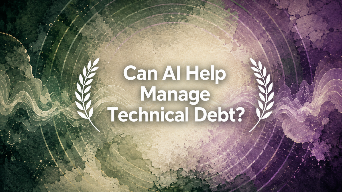 Can AI Help Manage Technical Debt?