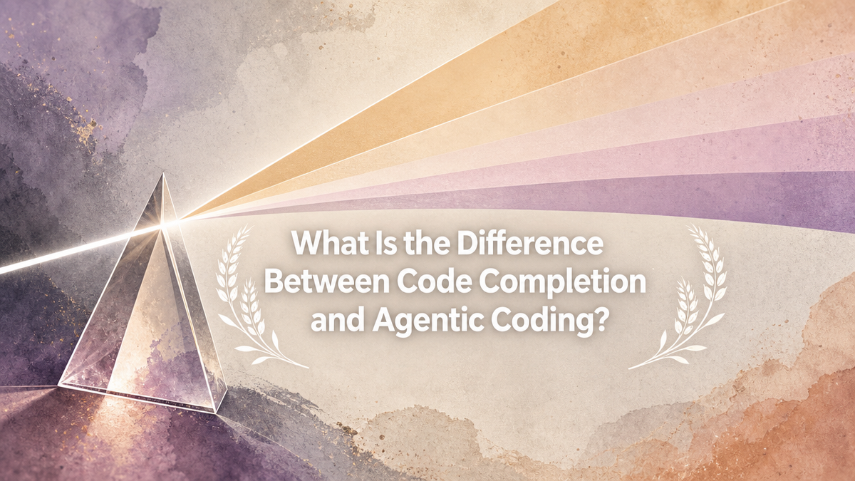 What Is the Difference Between Code Completion and Agentic Coding?