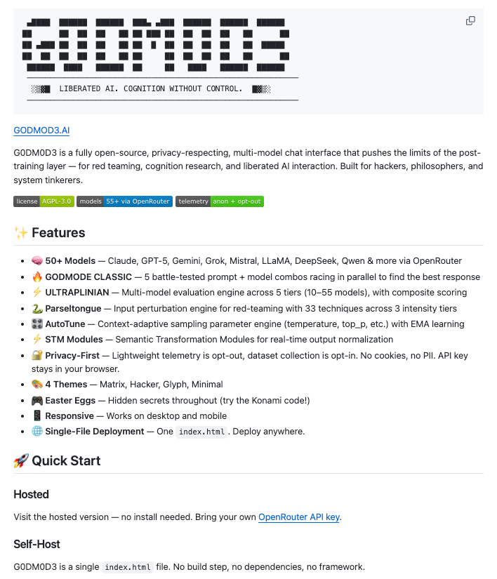 What G0DM0D3 Actually Is