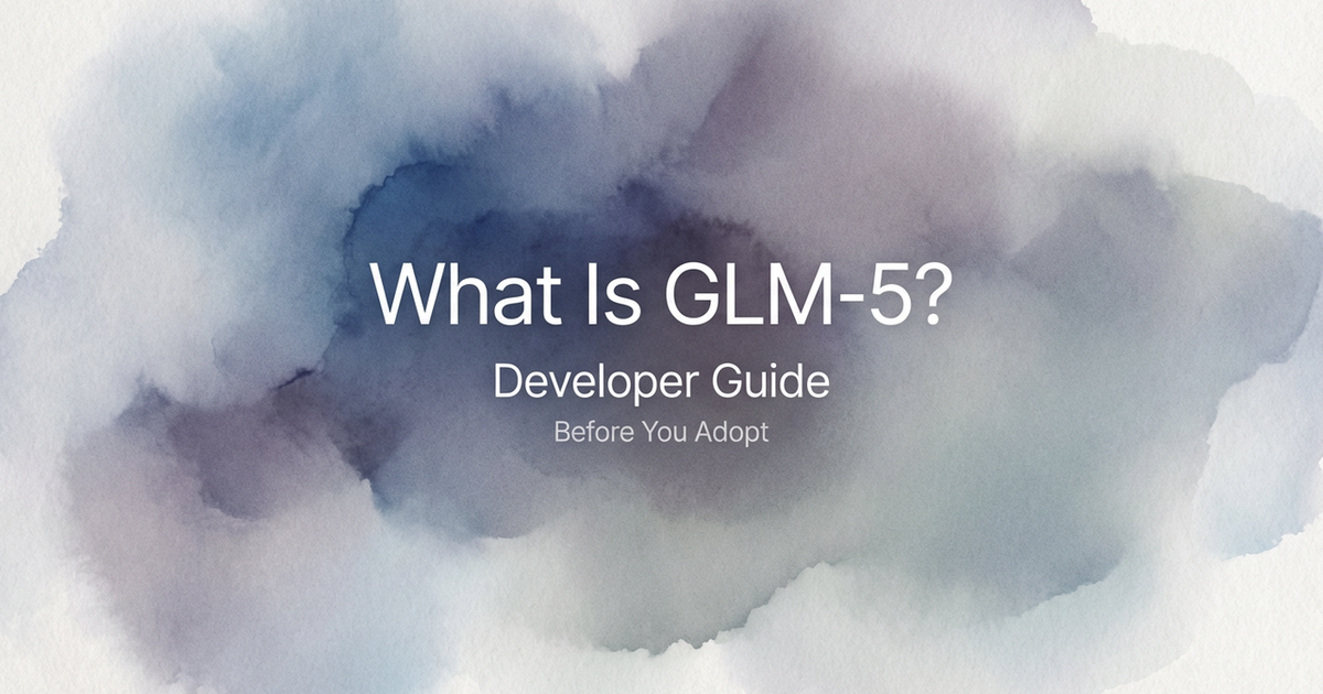 What Is GLM-5? Developer Guide Before You Adopt - Verdent Guides