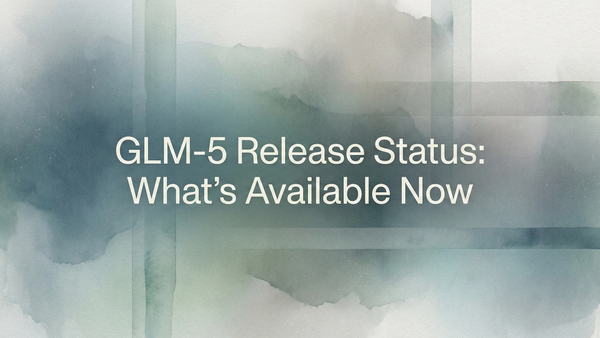 GLM-5: Current Release Status