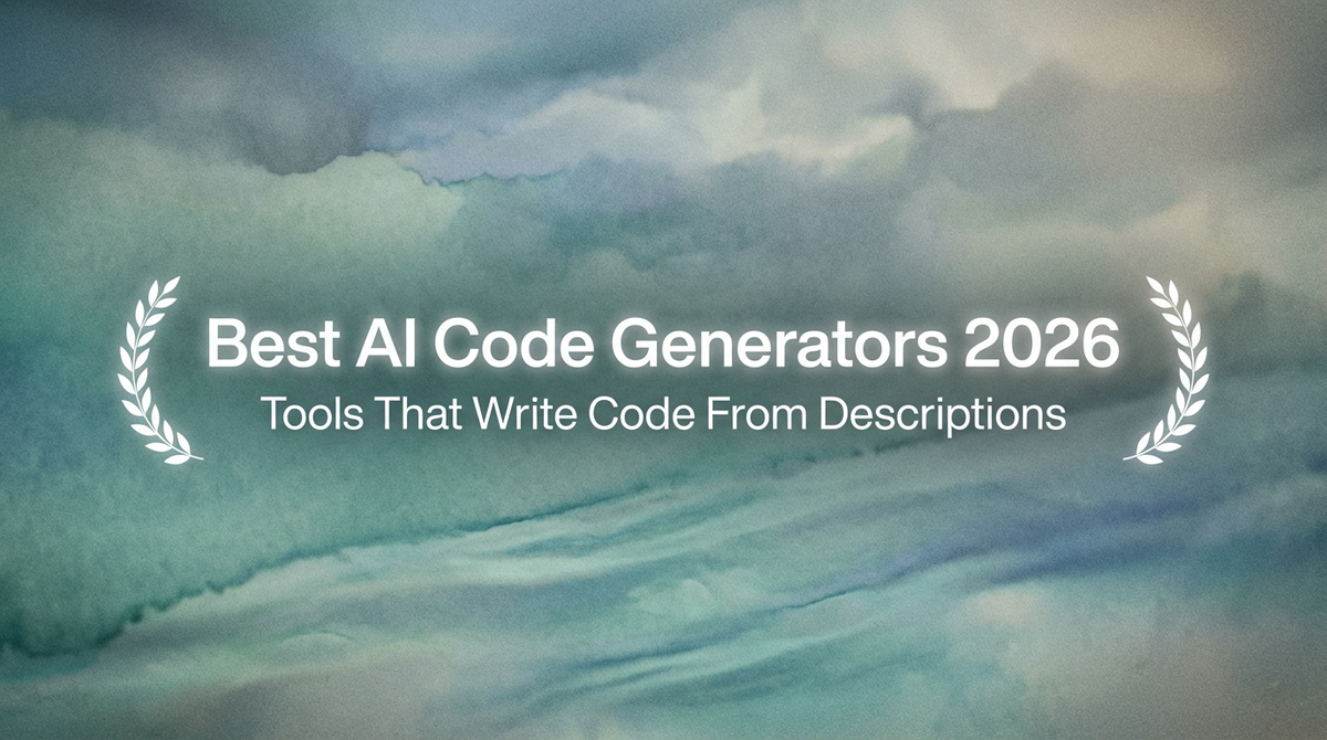 Best AI Code Generators 2026