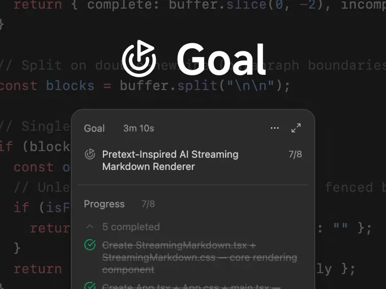 Create a Goal