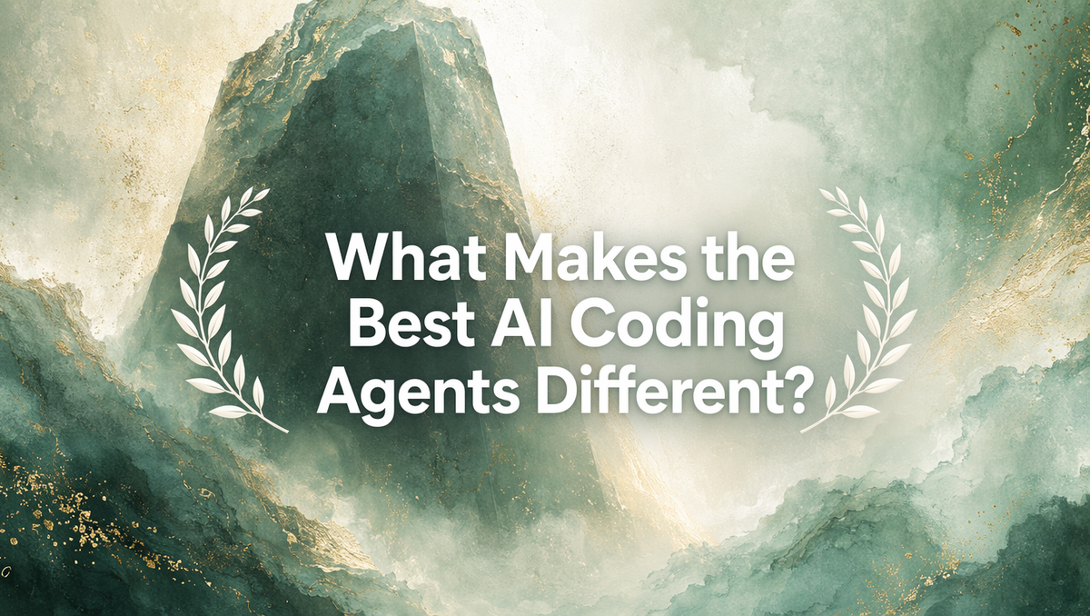 What Makes the Best AI Coding Agents Different?