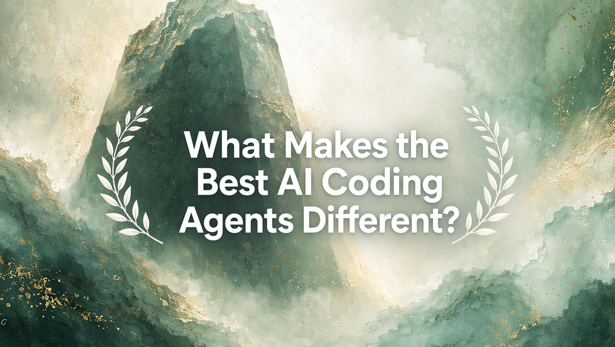What Makes the Best AI Coding Agents Different?