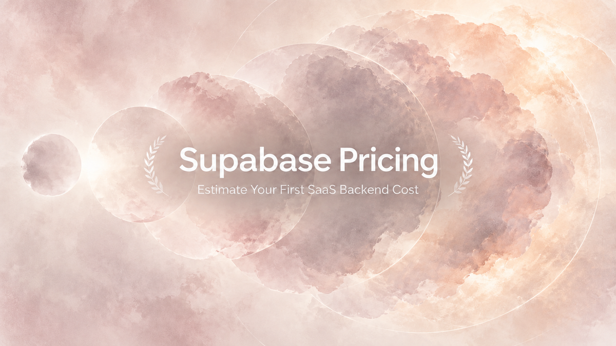 Supabase Pricing: SaaS Cost Estimate