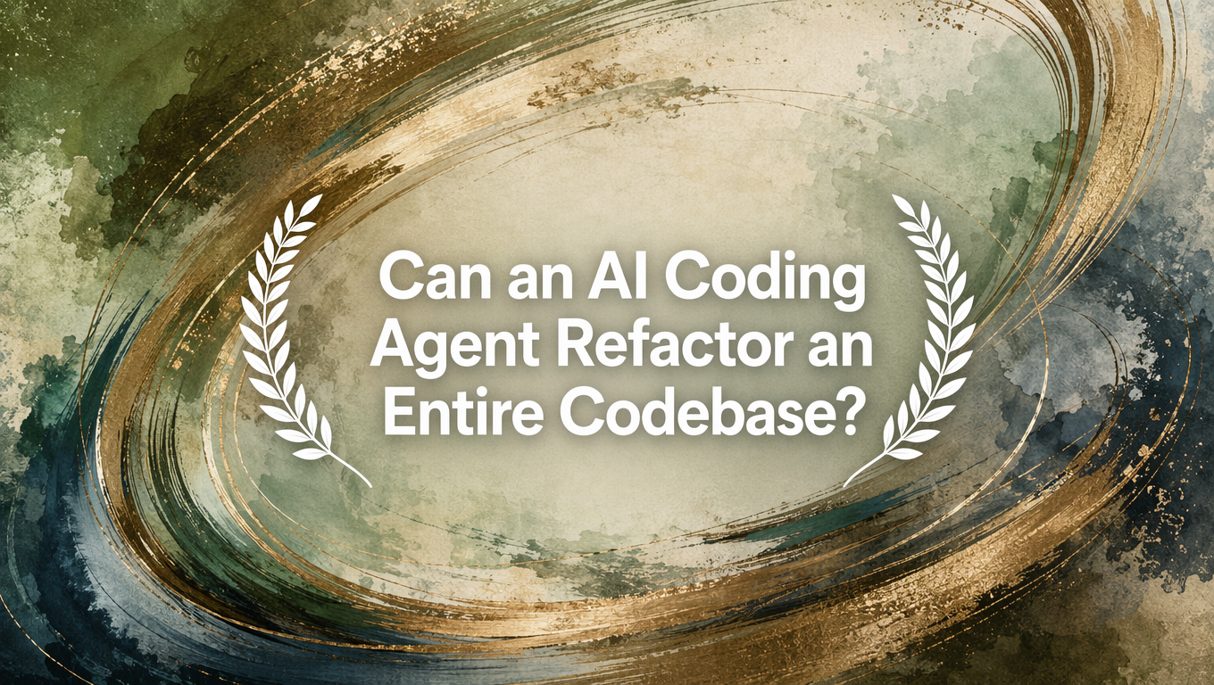 Can an AI Coding Agent Refactor an Entire Codebase?