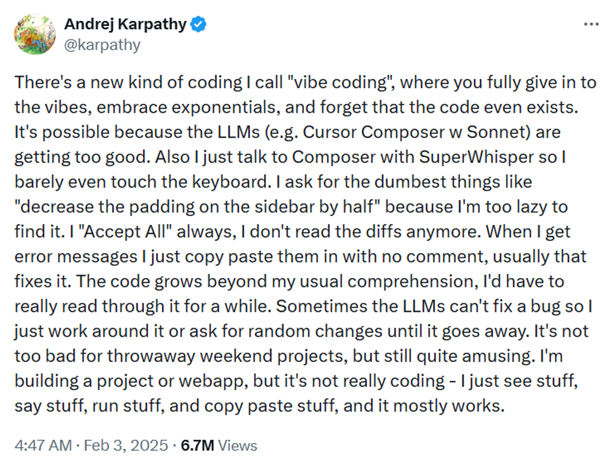 What Vibe Coding Actually Is