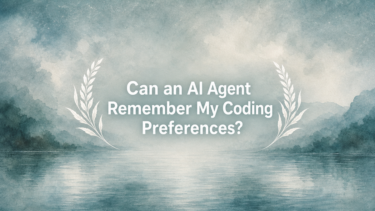 Can an AI Agent Remember My Coding Preferences?