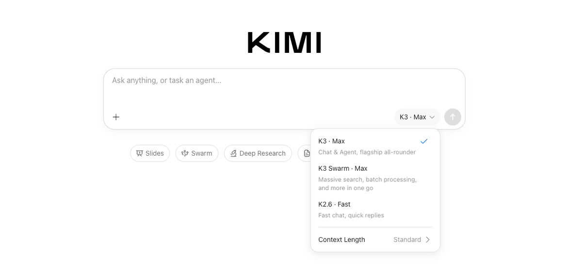 when to pick K3 vs K2.7 Code vs closed frontier models