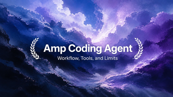 Amp Coding Agent: Workflow and Limits