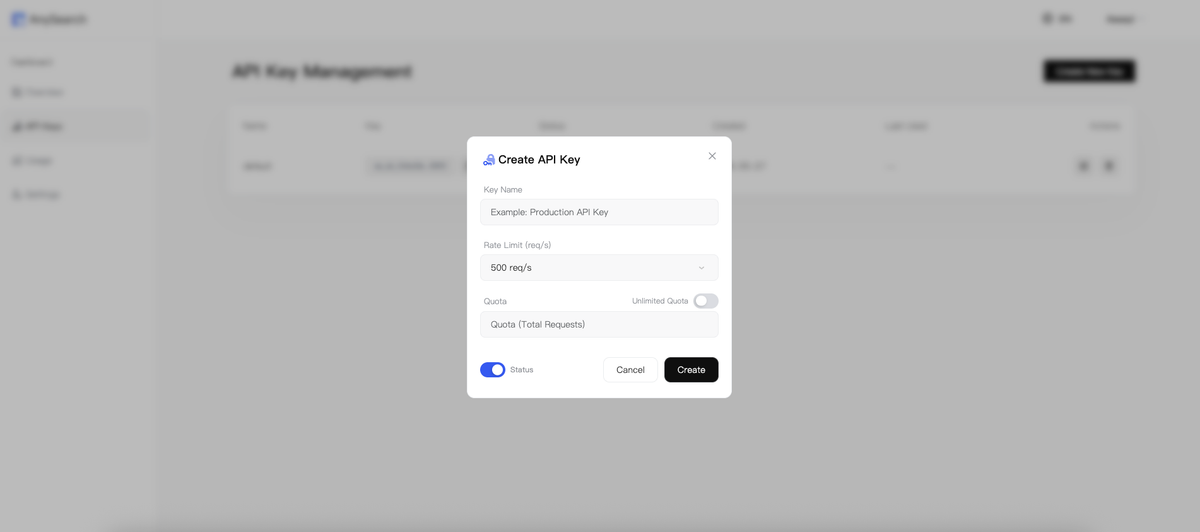 AnySearch's official documentation