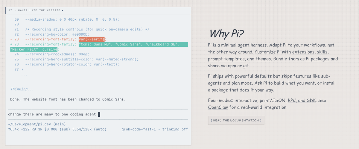 What Pi Coding Agent Is