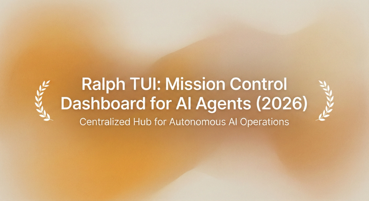 Ralph TUI: Mission Control Dashboard for AI Agents 