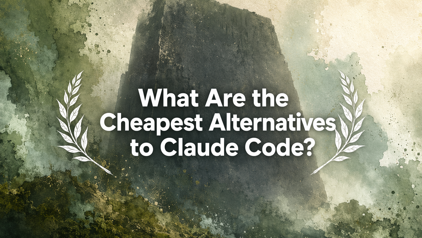 What Are the Cheapest Alternatives to Claude Code?
