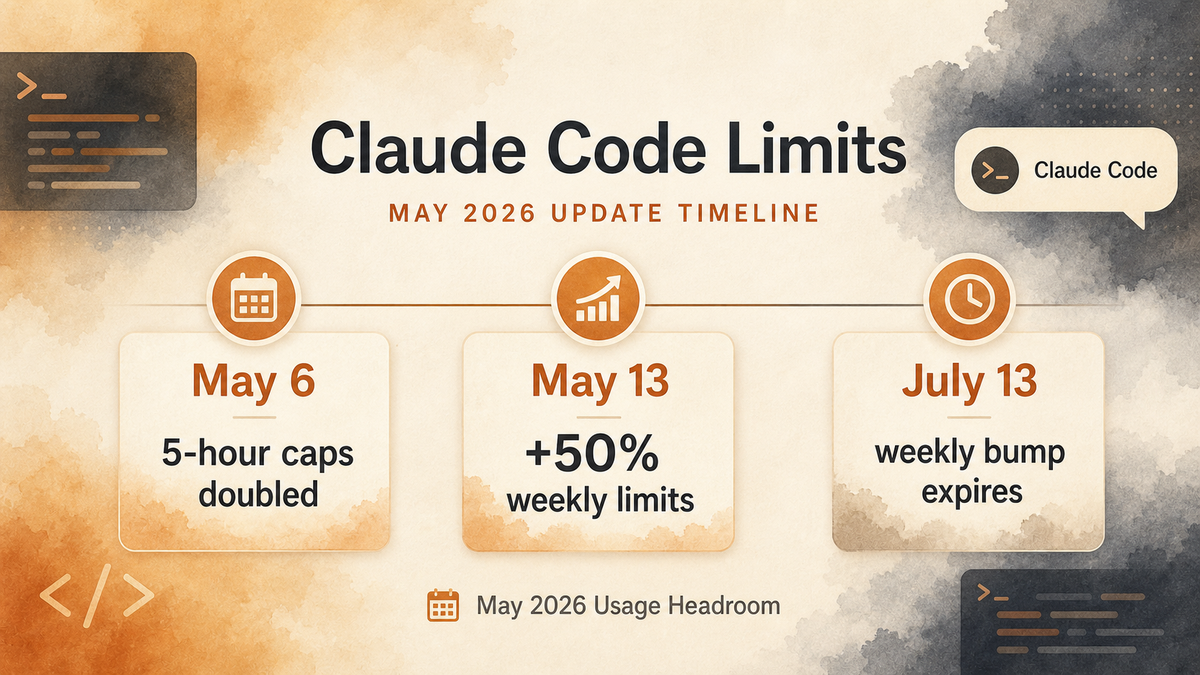 Claude Code May 2026 usage limit timeline