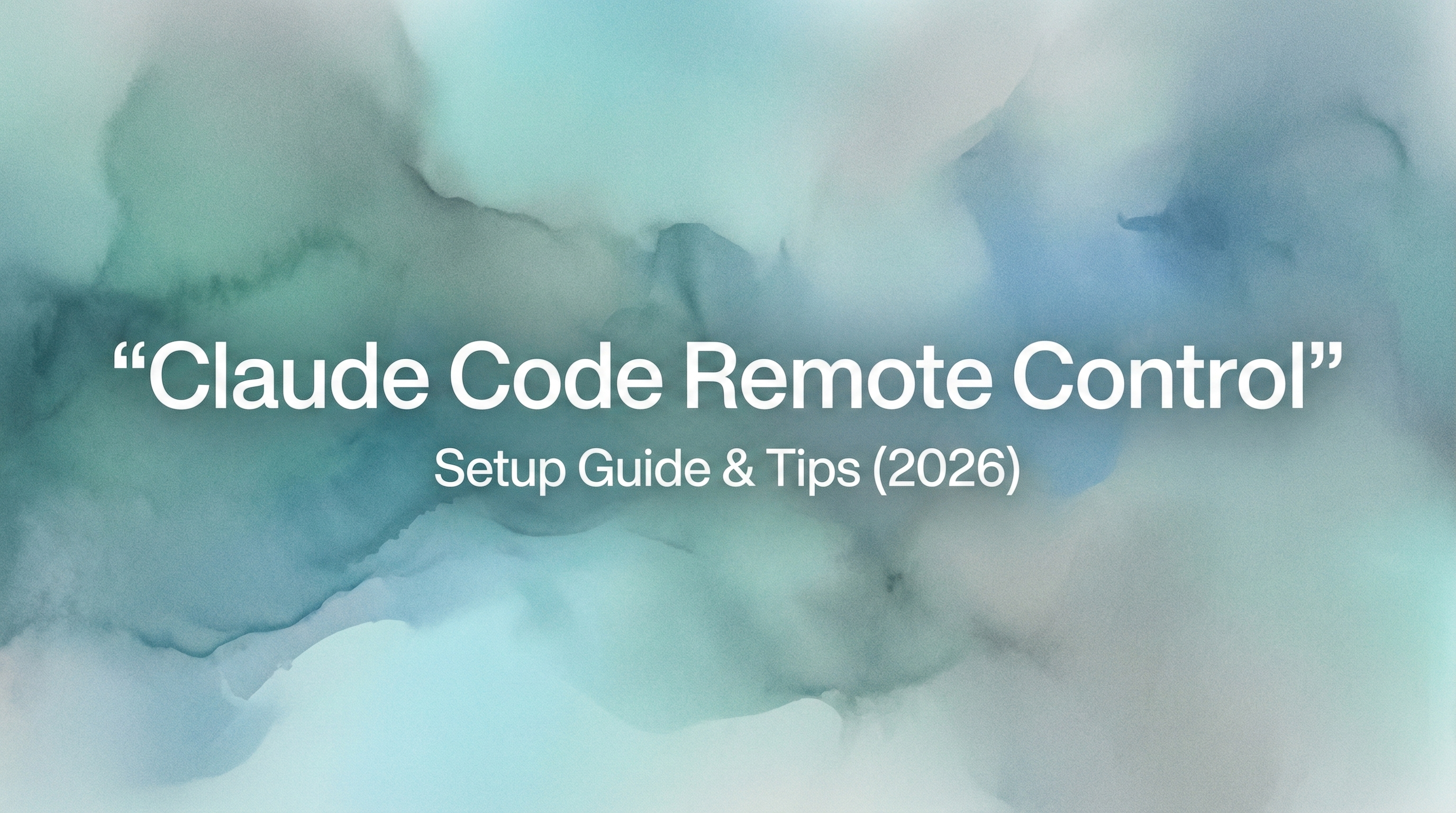 Claude Code: Remote Control Setup