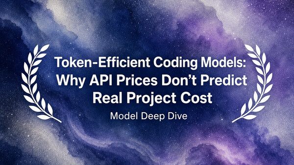 Token-Efficient Coding Models: Why API Prices Don’t Predict Real Project Cost