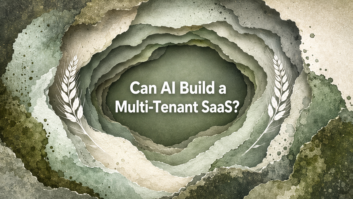 Can AI Build a Multi-Tenant SaaS?