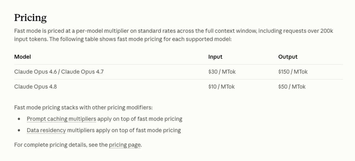 The first fast-mode turn bills full context