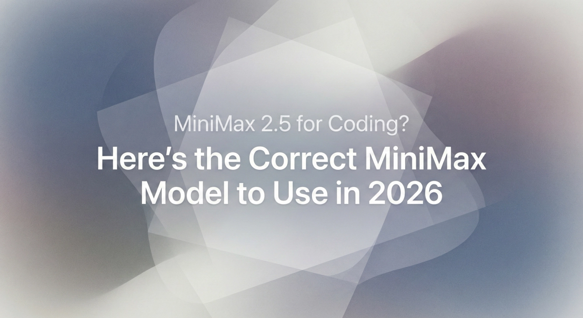 MiniMax Coding: Correct Model
