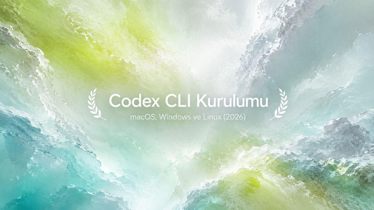 Codex CLI: Kurulum Rehberi 2026