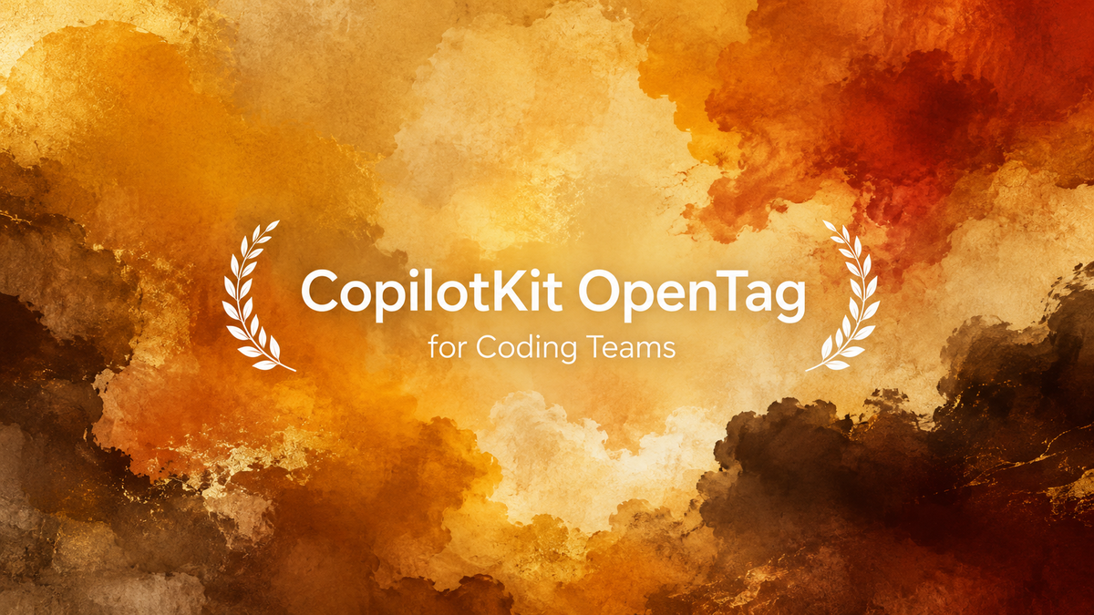 CopilotKit OpenTag for Coding Teams