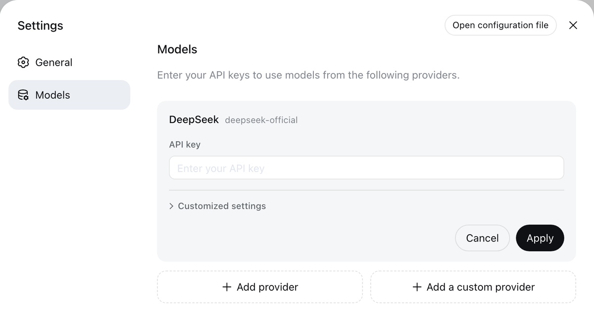 Add a DeepSeek Model