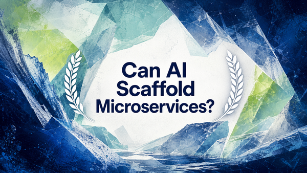 Can AI Scaffold Microservices?