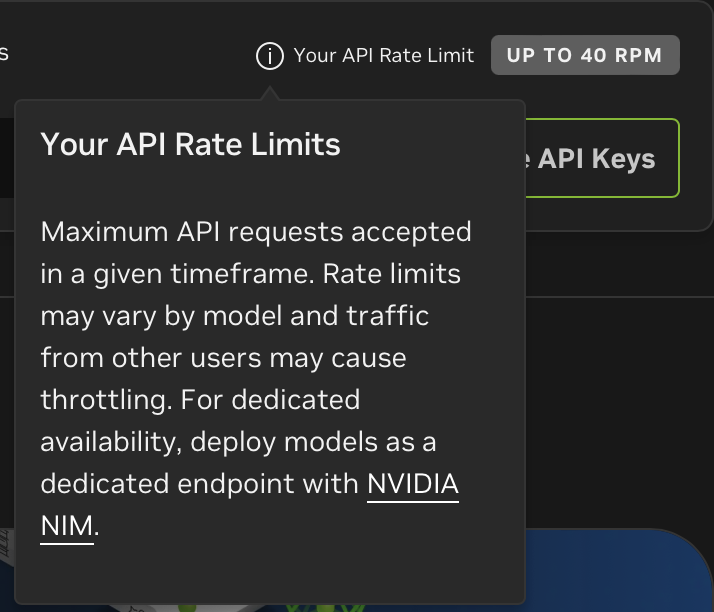 start with the hosted API at build.nvidia.com
