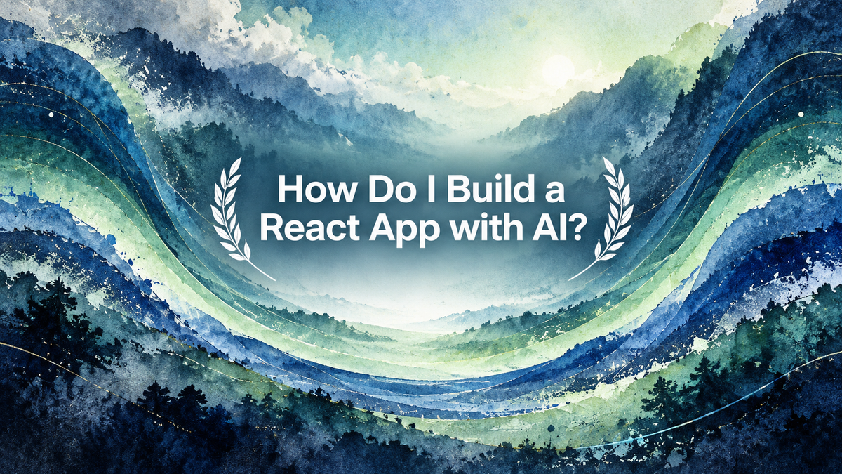 How Do I Build a React App with AI?