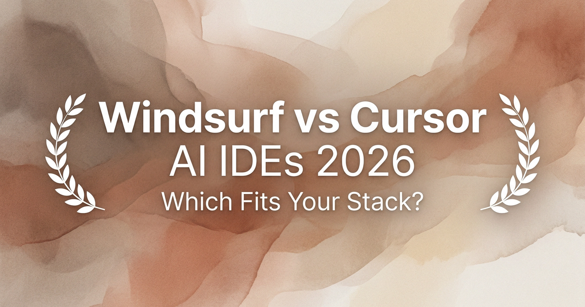Windsurf vs Cursor 2026: Which AI IDE Fits Your Stack? - Verdent Guides