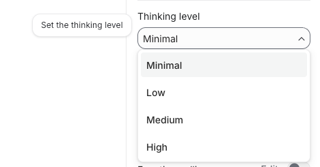 How to Set Thinking Levels in AI Studio