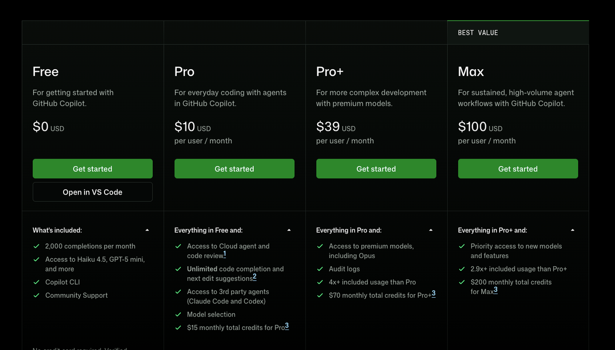 GitHub Copilot Free for Limited IDE Agent Use