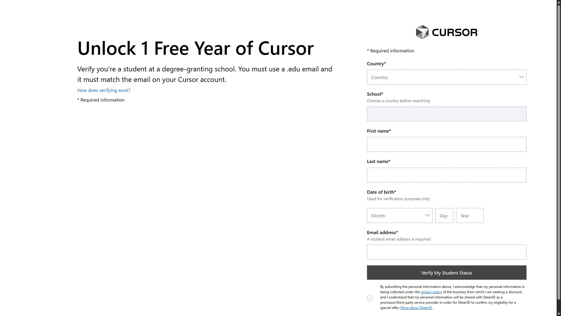  Cursor student plan