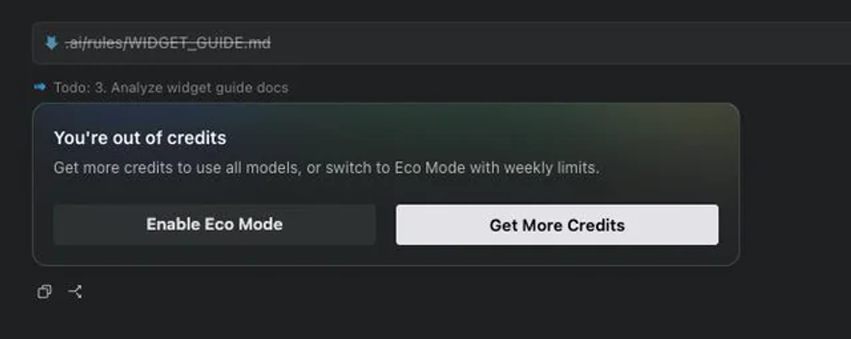 Eco Mode は credits とは別の利用枠で動き、BYOK で自分の API キーを使う場合も Verdent の credits は必要ありません