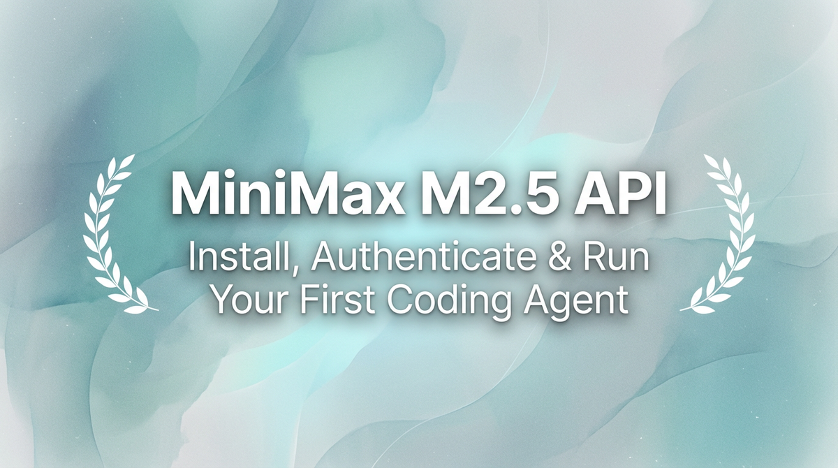 MiniMax M2.5 API: First Agent