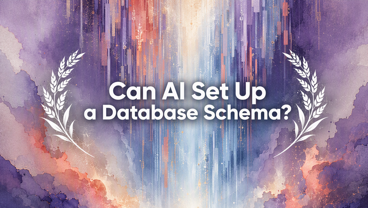 Can AI Set Up a Database Schema?
