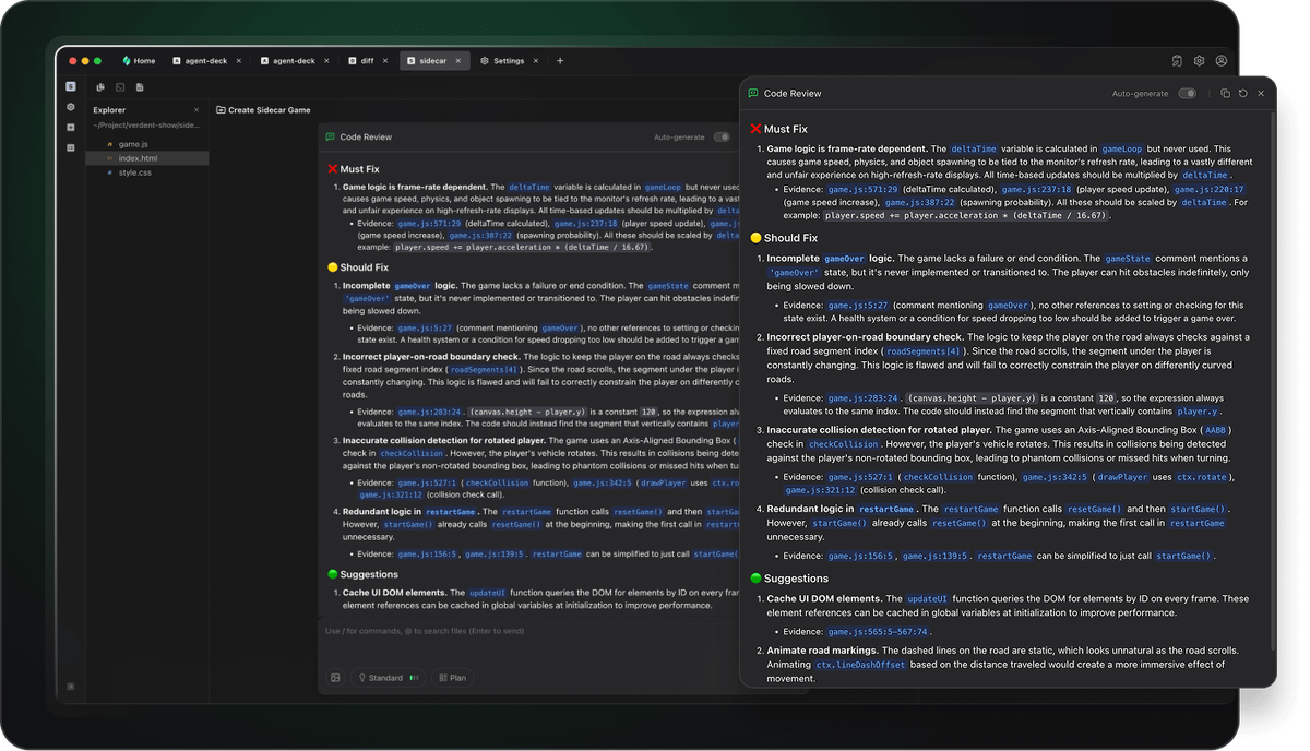 Verdent code review