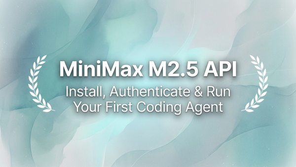 MiniMax M2.5 API: First Agent