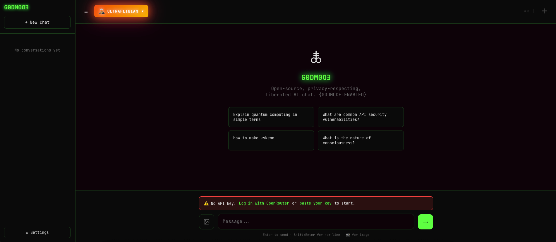 G0DM0D3 Modes: Classic vs Ultraplinian