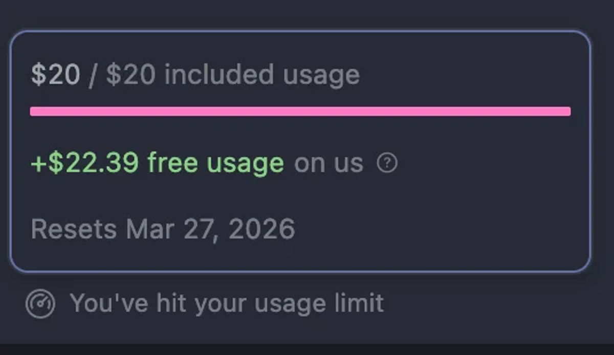 What Cursor Usage Limits Mean