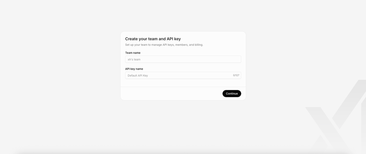 API key authentication in non-browser environments