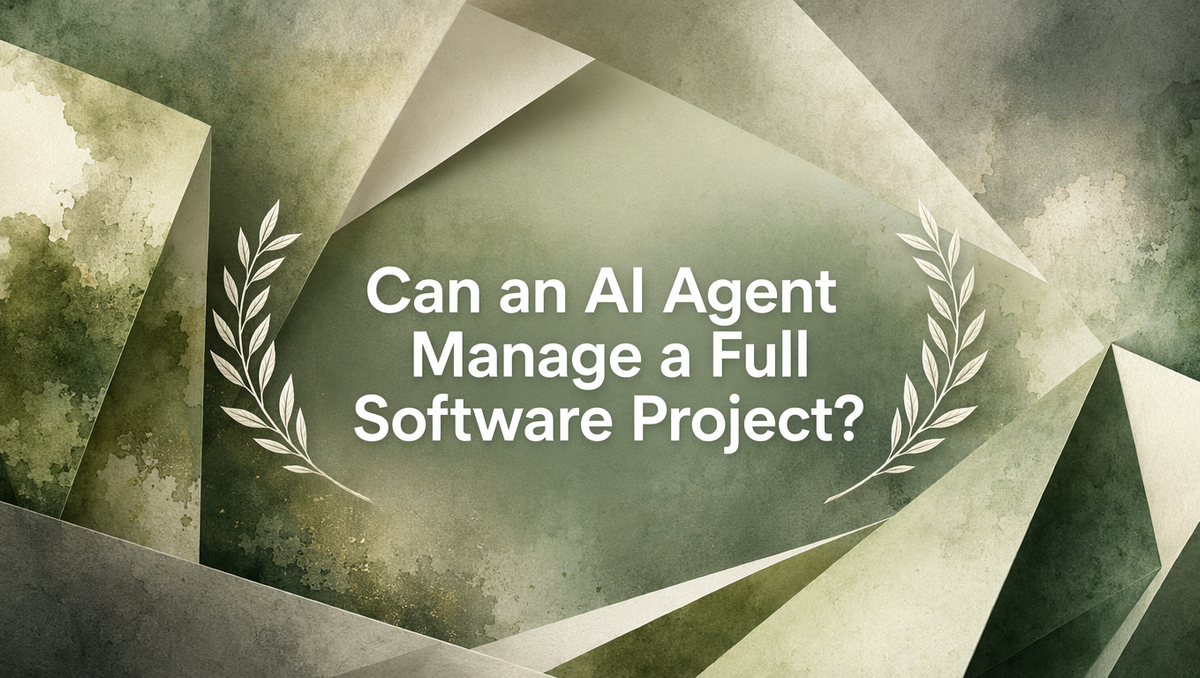 Can an AI Agent Manage a Full Software Project?