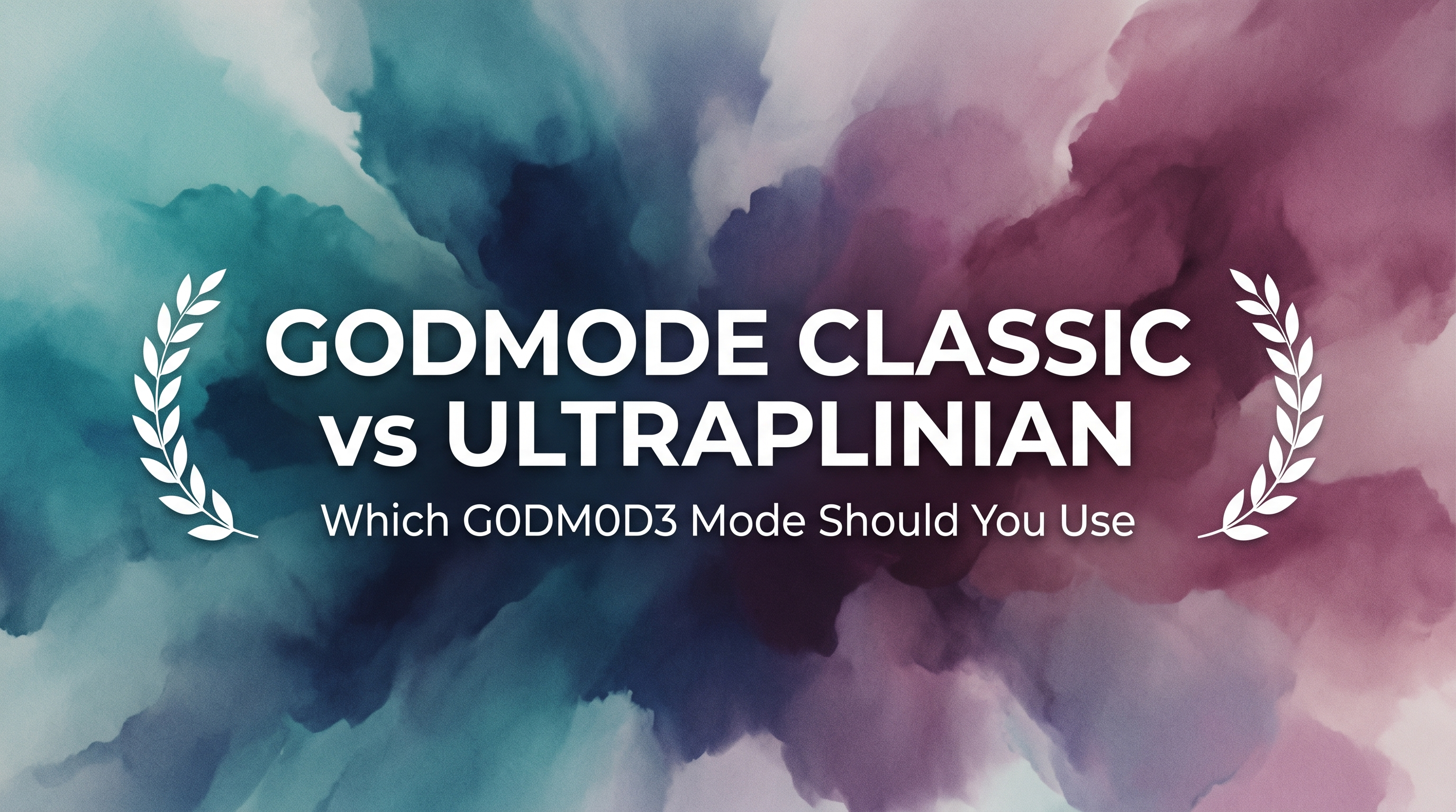 G0DM0D3 Modes: Classic vs Ultraplinian