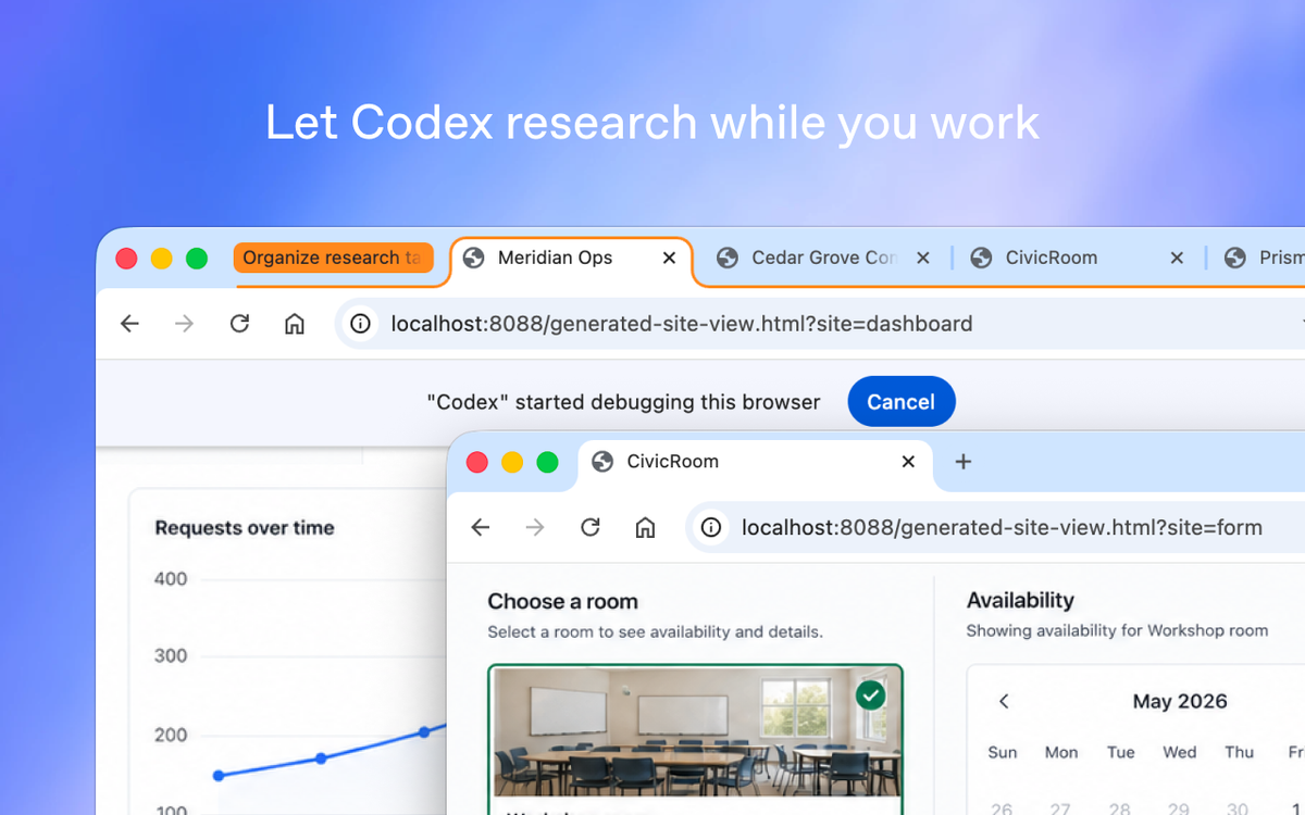 Codex Chrome: Browser Workflow Layer
