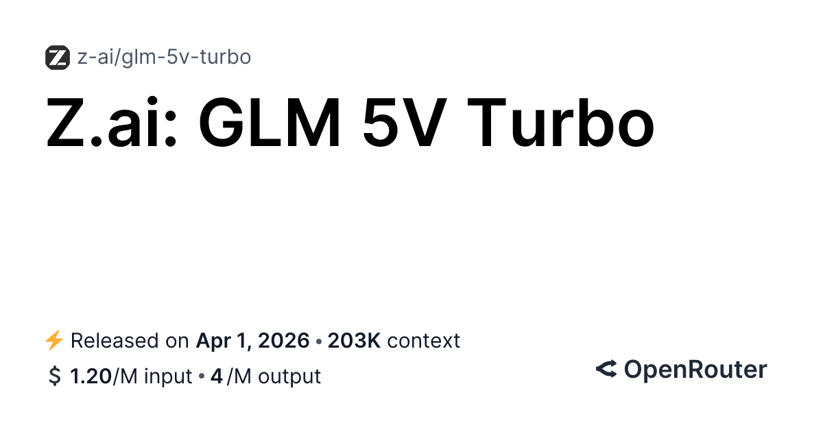 What Is GLM-5V-Turbo?