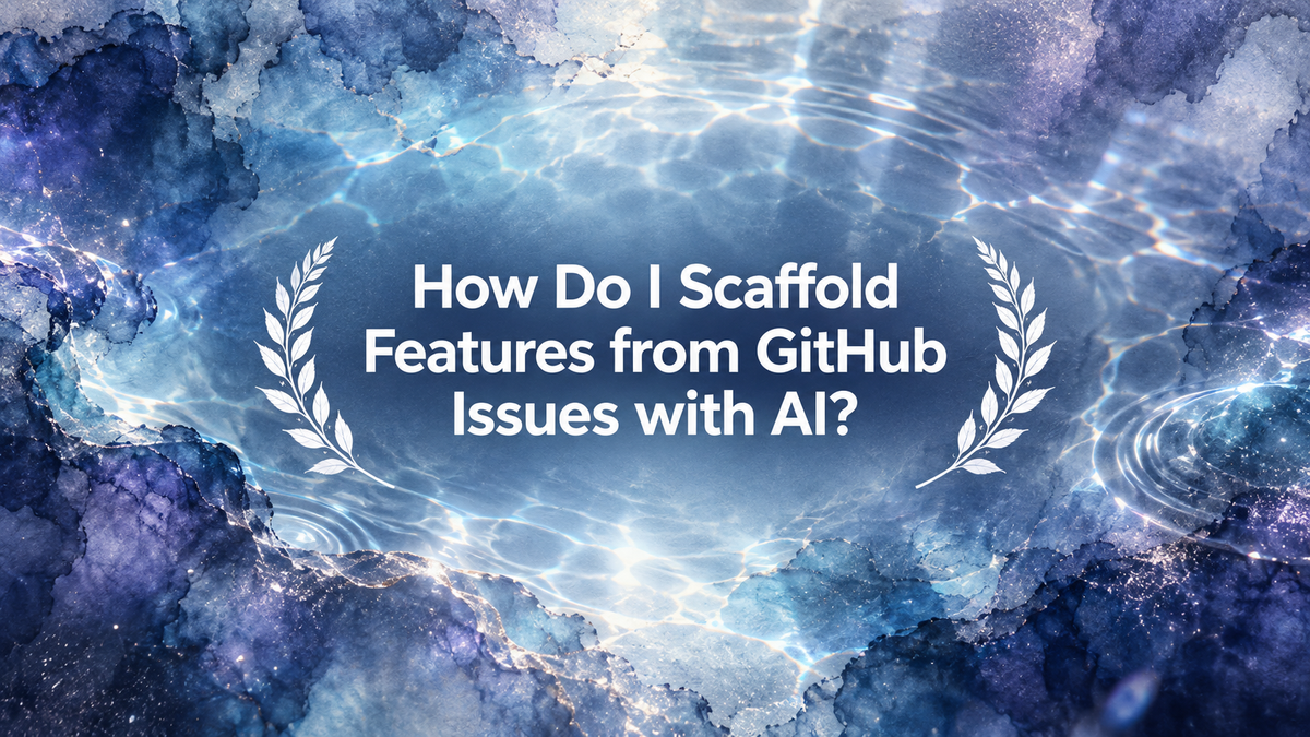How Do I Scaffold Features from GitHub Issues with AI?