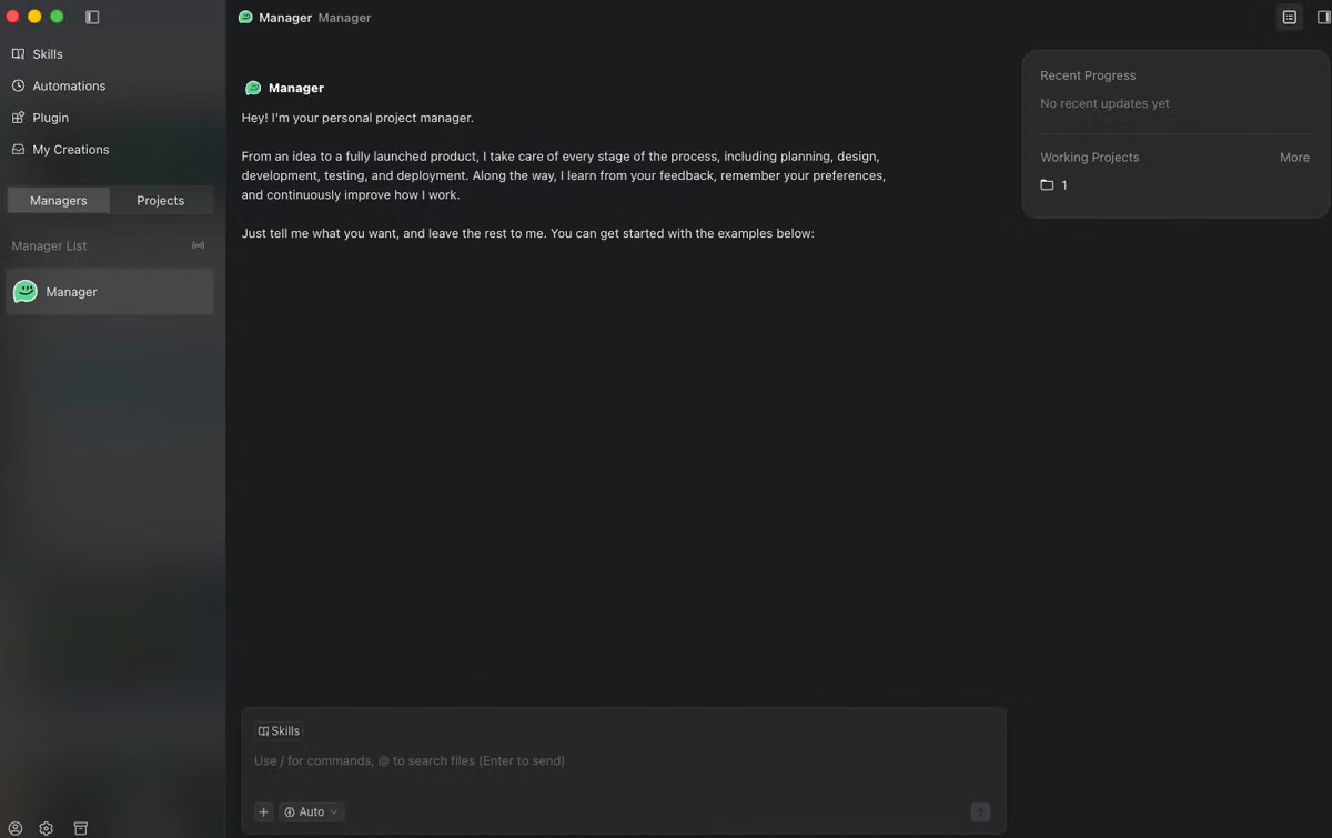 Applying the Workflow With Verdent Managers